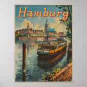  charmes van Hamburgs Inner Alster Poster (Voorkant)