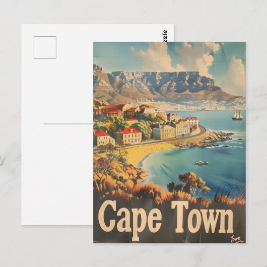  charmes van Kaapstad Briefkaart (Voorkant / Achterkant)