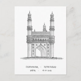 Charminar, Hyderabad, India Briefkaart