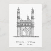 Charminar, Hyderabad, India Briefkaart (Voorkant)