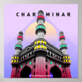 CharMinar Hyderabad India Poster (Voorkant)
