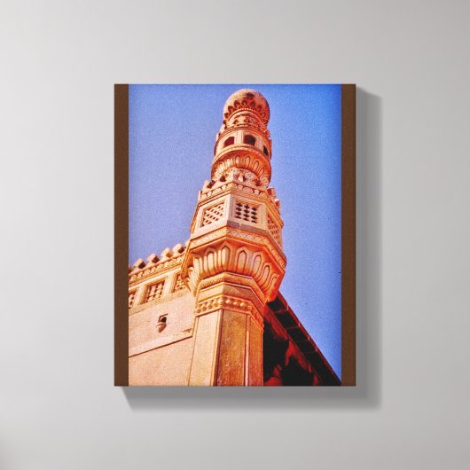 Charminar Minaret Canvas Afdruk (Voorkant)