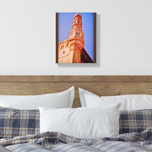 Charminar Minaret Canvas Afdruk (Insitu (Slaapkamer))
