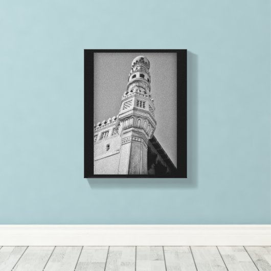 Charminar Minaret Canvas Afdruk (Insitu (Houten vloer))