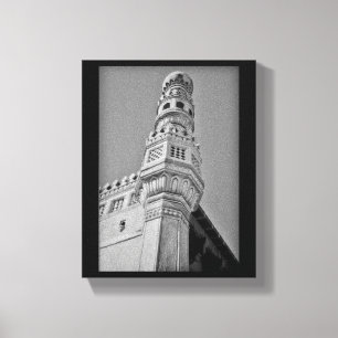 Charminar Minaret Canvas Afdruk