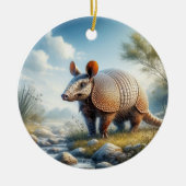 Charming Armadillo Keepsake Keramisch Ornament (Voorkant)