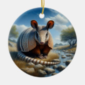 Charming Armadillo Keepsake Keramisch Ornament (Voorkant)
