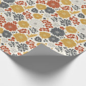 Charming Autumn Floral  Cadeaupapier (Hoek)
