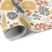 Charming Autumn Floral  Cadeaupapier (Rol Hoek)