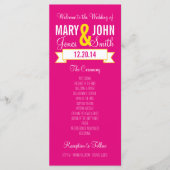 Charming Banner Ceremony Programme Programmakaart (Voorkant)