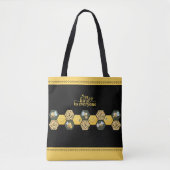 Charming Be Kind to Everyone Bumble Bee Tote Bag (Voorkant)