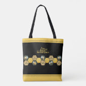 Charming Be Kind to Everyone Bumble Bee Tote Bag (Achterkant)