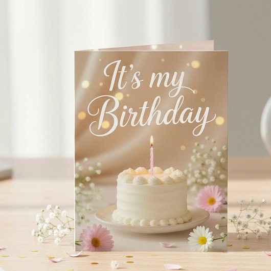 Charming Birthday Invitation Card-for all ages. Kaart