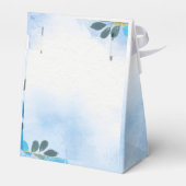 Charming Blue Bedankt Baby shower Bedankdoosjes (Achterkant)