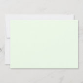 Charming Blue Bells & Mason Jar Wedding Invitation Kaart (Achterkant)