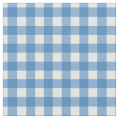 Charming Blue Gingham Stof (Close Up)
