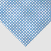 Charming Blue Gingham Tissuepapier (Detail)