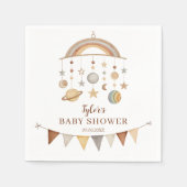 Charming Boho Gender Neutral Baby Shower Servet (Voorkant)
