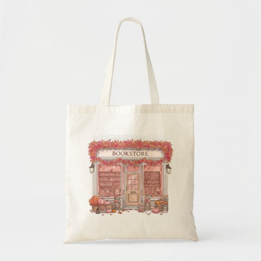 Charming Bookstore Totebag Tote Bag (Voorkant)