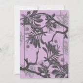 Charming Botanical Wedding Save The Date (Achterkant)