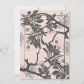 Charming Botanical Wedding Save The Date (Achterkant)