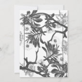 Charming Botanical Wedding Save The Date (Achterkant)