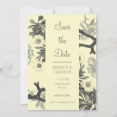 Charming Botanical Wedding Save The Date (Voorkant)