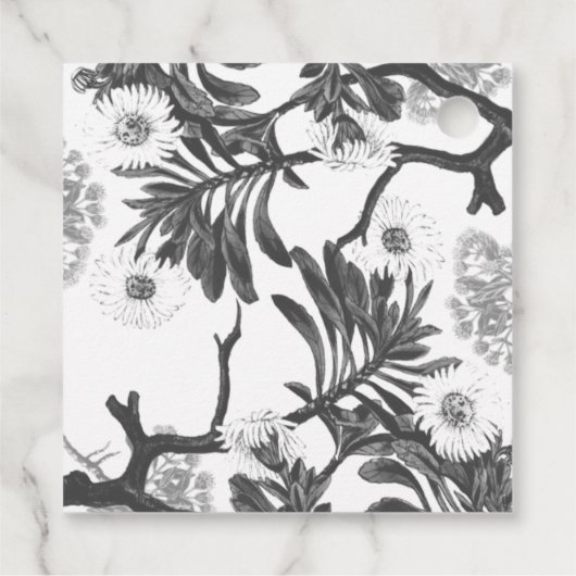 Charming botanisch bedankjes labels (Achterkant)