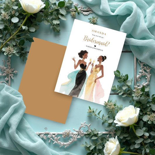 Charming Bridal Party 2 Exquisite Ladies Proposal