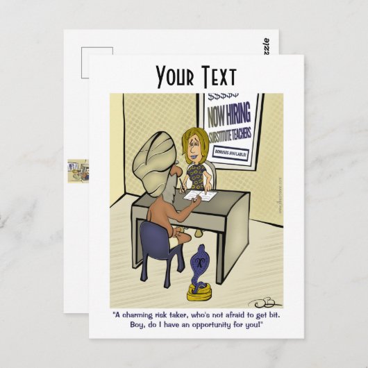 Charming Briefkaart (Voorkant / Achterkant)