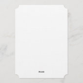 Charming Bubblegum Delight Baby Shower Invitations Kaart (Achterkant)