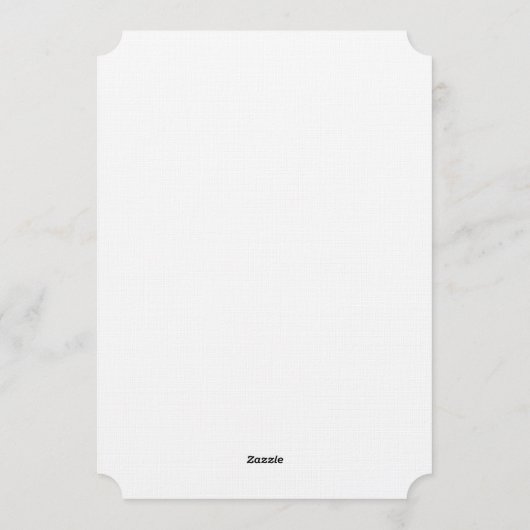 Charming Bubblegum Delight Baby Shower Invitations Kaart (Achterkant)