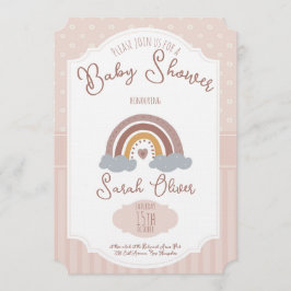 Charming Bubblegum Delight Baby Shower Invitations Kaart