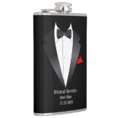 Charming Calla Lily Wedding Best Man Flask Heupfles (Rechts)