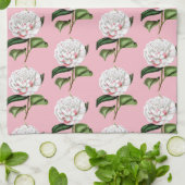 Charming Camellia Floral Theedoek (Gevouwen)