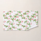Charming Candy Canes Sweet Kerstmis Holiday Bad Handdoek (Handdoek)