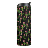 Charming Candy Canes Sweet Kerstmis Holiday Thermosbeker (Gedraaid links)