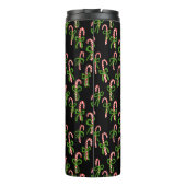 Charming Candy Canes Sweet Kerstmis Holiday Thermosbeker (Achterkant)