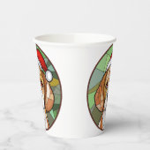 Charming Canine Cheer: Beagle thema Kerstmis Papieren Bekers (Links)