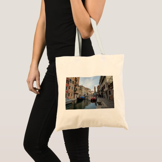 Charming Cannaregio Canal Venice Italy Tote Bag (Voorkant (product))