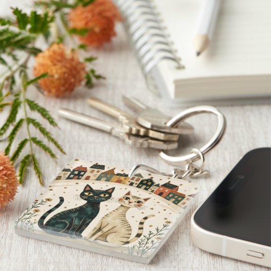 Charming Cats Sleutelhanger (Voorkant Rechts)