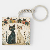 Charming Cats Sleutelhanger (Achterkant)