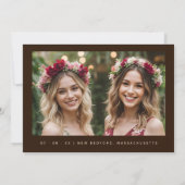 Charming Chandelier Classic Red Floral Bridesmaid (Achterkant)