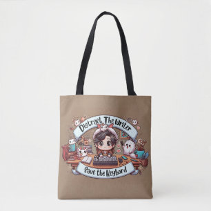 Charming Chaos: De grillige ellende van de schrijv Tote Bag