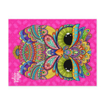 Charming Charlie Owl Briefkaart