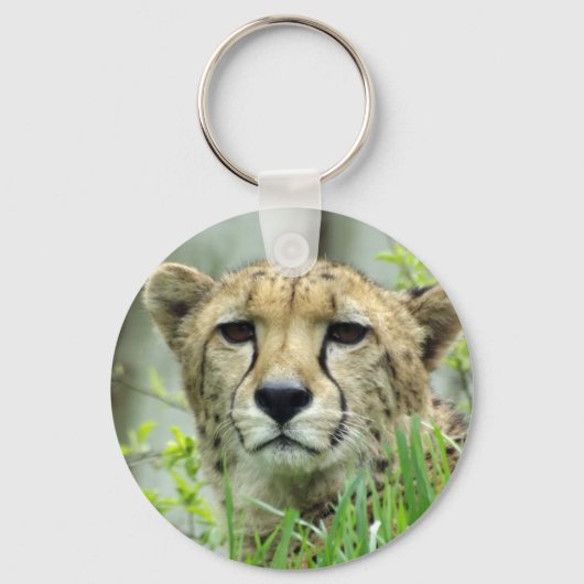 Charming Cheetah Key Ring Sleutelhanger (Voorkant)