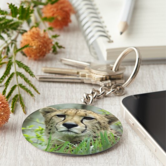 Charming Cheetah Key Ring Sleutelhanger (Zijkant)