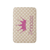 Charming Chic Pearls, Tiara, Princess, Glittery Badmat (Voorkant Verticaal)