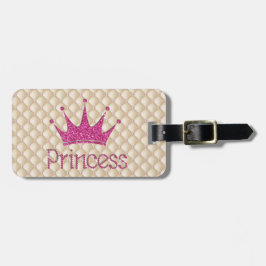 Charming Chic Pearls, Tiara, Princess, Glittery Bagagelabel