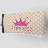 Charming Chic Pearls, Tiara, Princess, Glittery Golfheadcover (Voorkant)